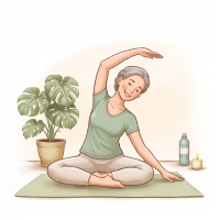 Cours de yoga hatha doux en petit groupe